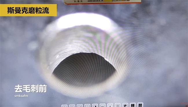 鋁合金<a href='http://xingqiuwz.cn' target='_blank'><u>交叉孔去毛刺</u></a>，<a href='http://xingqiuwz.cn' target='_blank'><u>流體拋光機</u></a>約20秒一個